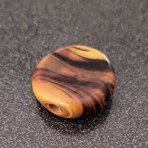 Lampwork Flat Glass Bead